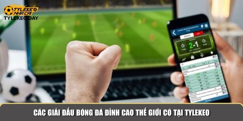 Các giải đấu bóng đá đỉnh cao thế giới có tại Tylekeo
